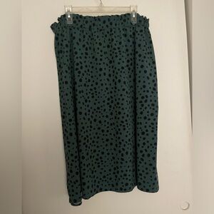 Green Dalmatian Skirt